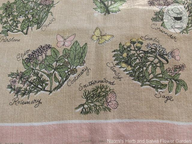 Herb Bouquet Tea Towel (4)