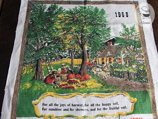1968 Calendar Tea Towel