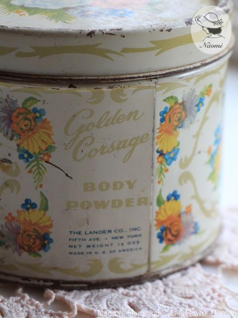 Vintage Body Powder Tin