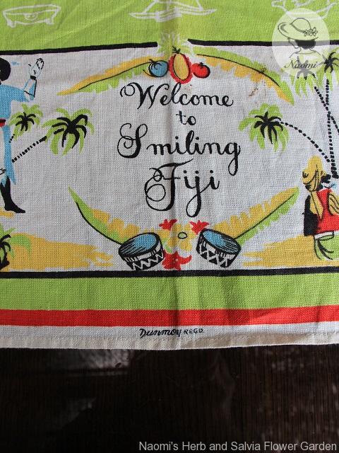 Welcome to Smiling Fiji Dunmoy tea Towel