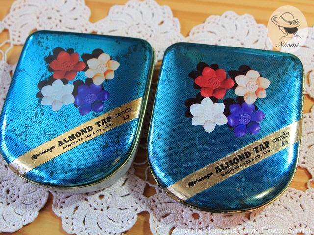 森永アーモンドタップキャンデーの缶 | 昭和時代の現代っ子 