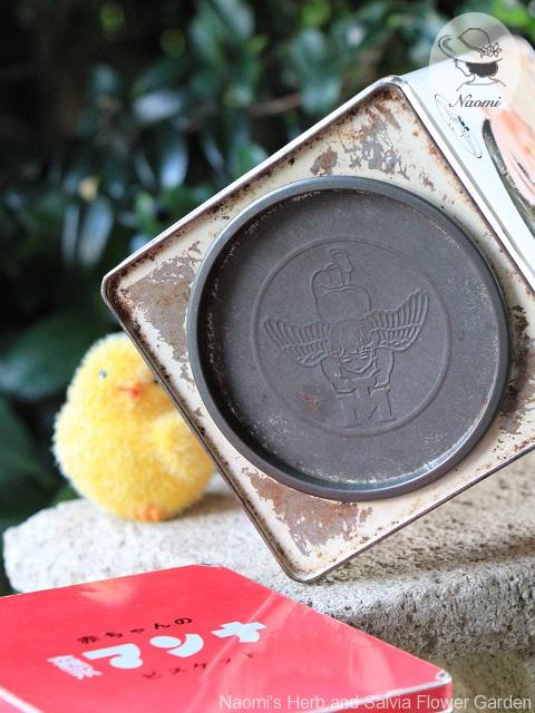 森永マンナの昭和レトロな缶 昭和時代の現代っ子