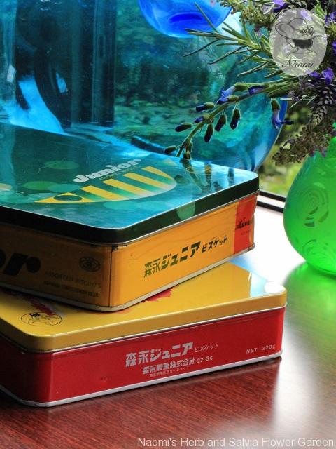 森永ジュニアビスケット缶 魚