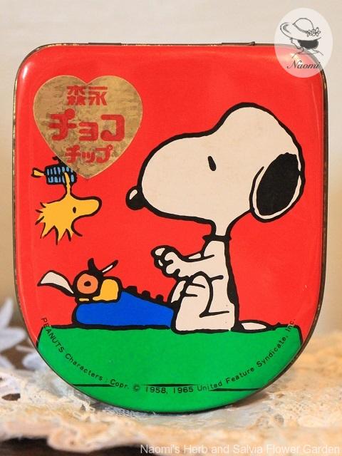 森永チョコチップ スヌーピー 缶