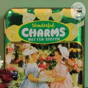チャームス バタースコッチキャンディーの缶