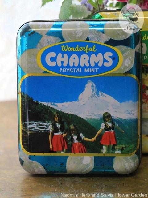 チャームス クリスタルミントキャンディーの缶