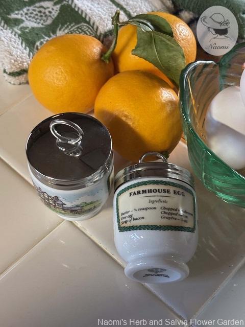 ロイヤルウースターのエッグコドラー Farmhouse Recipe Pattern